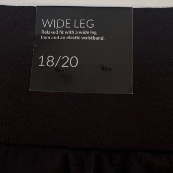 Lane Bryant Black Wide Leg Pants 18/20 NWT - Picture 8 of 9